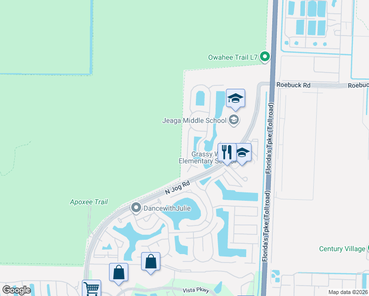 map of restaurants, bars, coffee shops, grocery stores, and more near 3658 Turtle Island Court in West Palm Beach