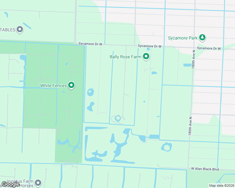 map of restaurants, bars, coffee shops, grocery stores, and more near 3655 185th Trail in Loxahatchee
