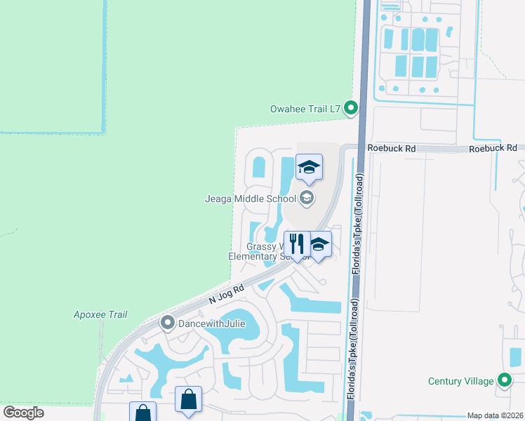 map of restaurants, bars, coffee shops, grocery stores, and more near 3756 Hamilton Key in Royal Palm Beach