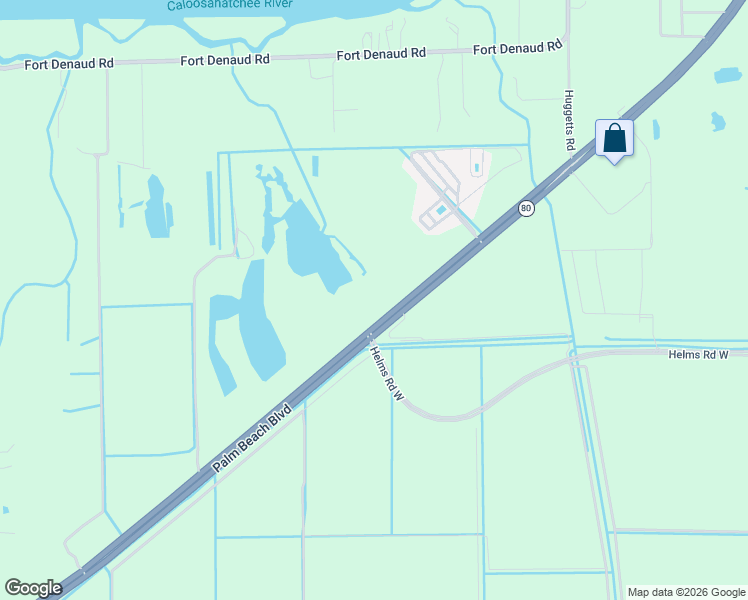 map of restaurants, bars, coffee shops, grocery stores, and more near 2490 Florida 80 in LaBelle