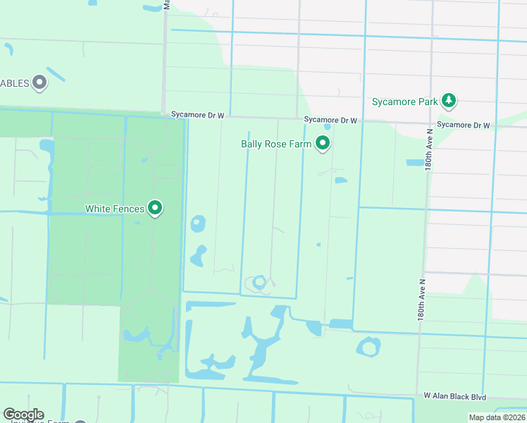 map of restaurants, bars, coffee shops, grocery stores, and more near 3655 185th Trail in Loxahatchee