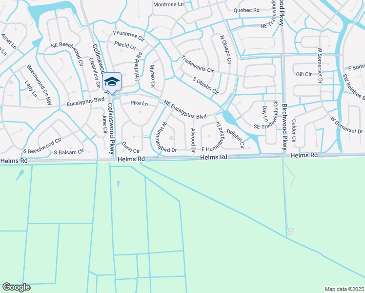 map of restaurants, bars, coffee shops, grocery stores, and more near 5005 Gramercy Road in LaBelle