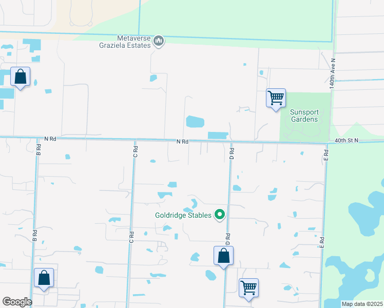 map of restaurants, bars, coffee shops, grocery stores, and more near 3924 North 147 Avenue in Loxahatchee