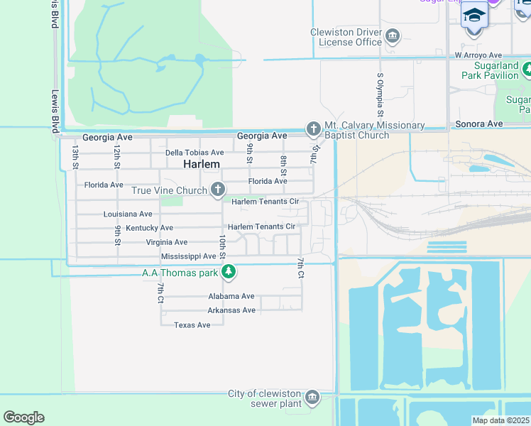 map of restaurants, bars, coffee shops, grocery stores, and more near 700 Harlem Tenants Circle in Clewiston