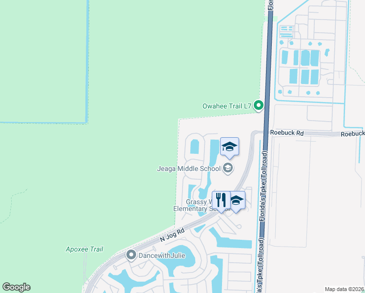 map of restaurants, bars, coffee shops, grocery stores, and more near 4008 West Hamilton Ky in West Palm Beach