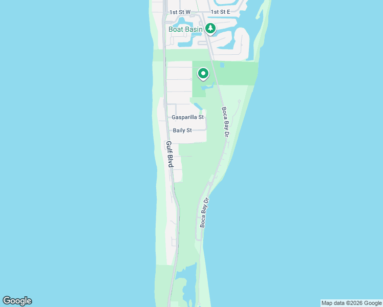 map of restaurants, bars, coffee shops, grocery stores, and more near 431 Lafitte Street in Boca Grande