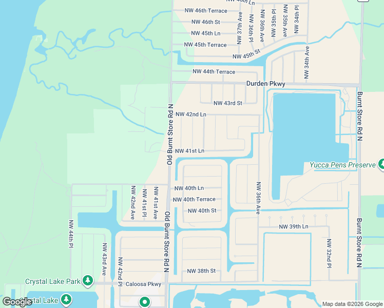map of restaurants, bars, coffee shops, grocery stores, and more near 3918 Northwest 41st Lane in Cape Coral