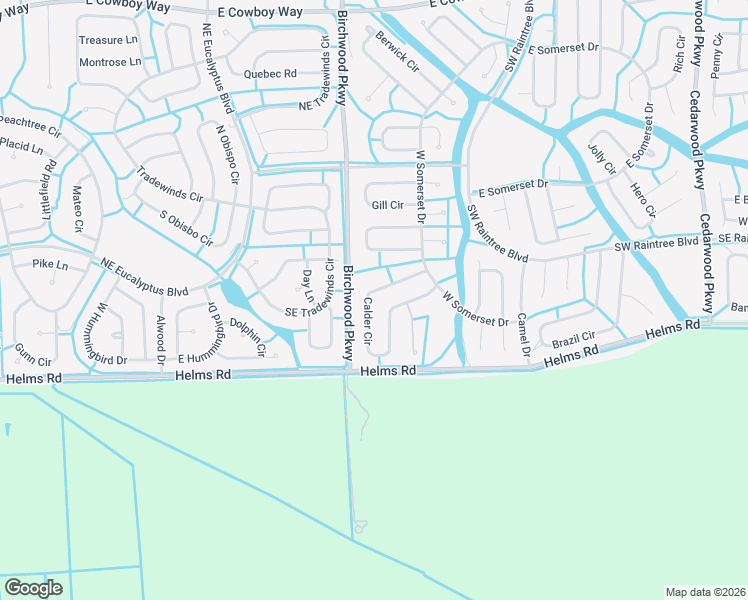map of restaurants, bars, coffee shops, grocery stores, and more near 7021 Calder Court in LaBelle