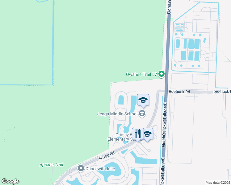 map of restaurants, bars, coffee shops, grocery stores, and more near 3989 West Hamilton Ky in West Palm Beach