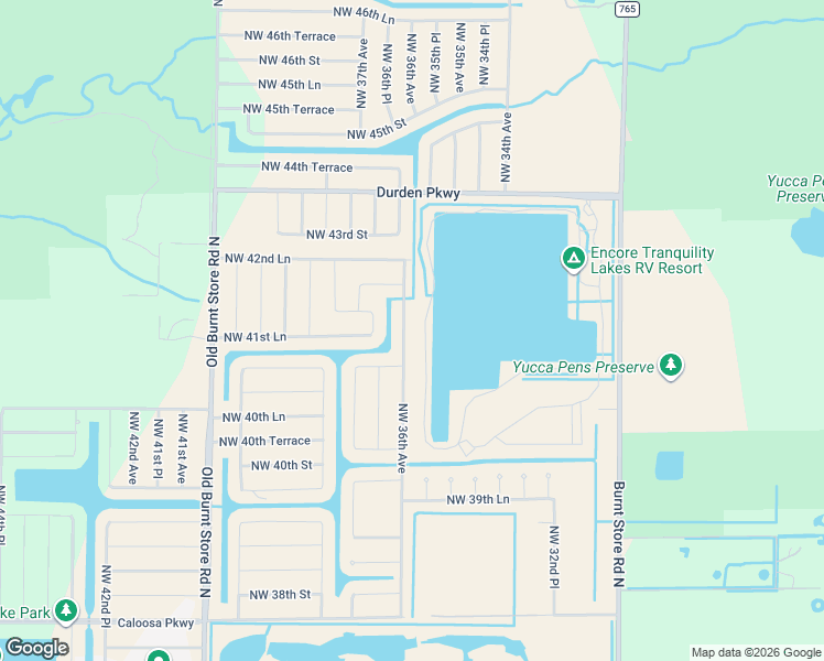 map of restaurants, bars, coffee shops, grocery stores, and more near 4117 Northwest 36th Avenue in Cape Coral