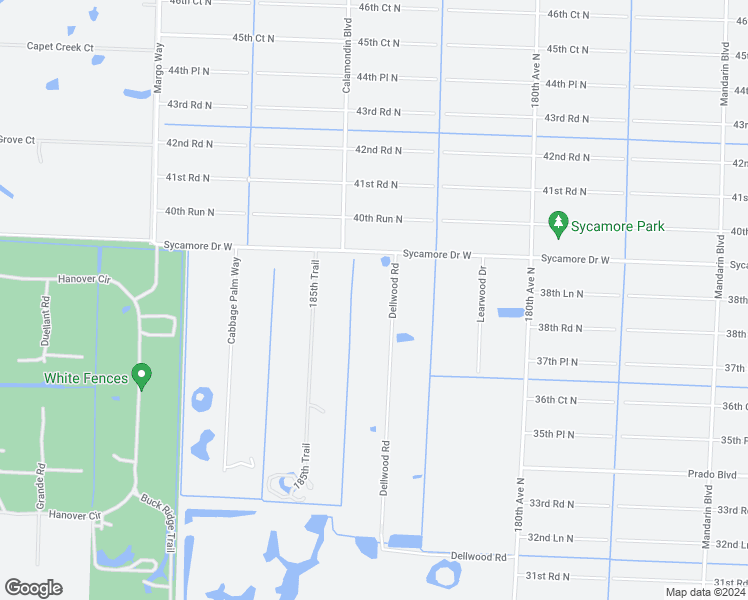 map of restaurants, bars, coffee shops, grocery stores, and more near 3841 Dellwood Road in Loxahatchee
