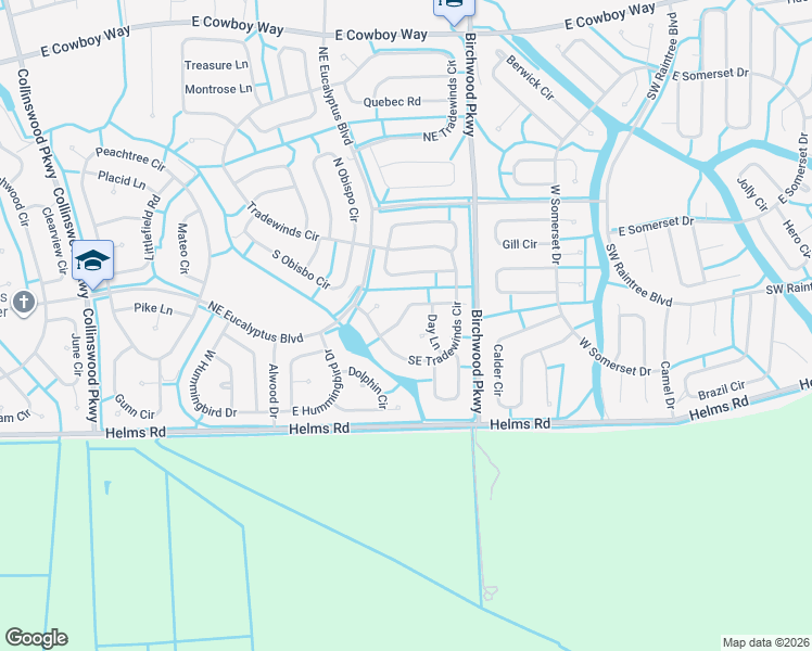 map of restaurants, bars, coffee shops, grocery stores, and more near 5013 Havenwood Road in LaBelle