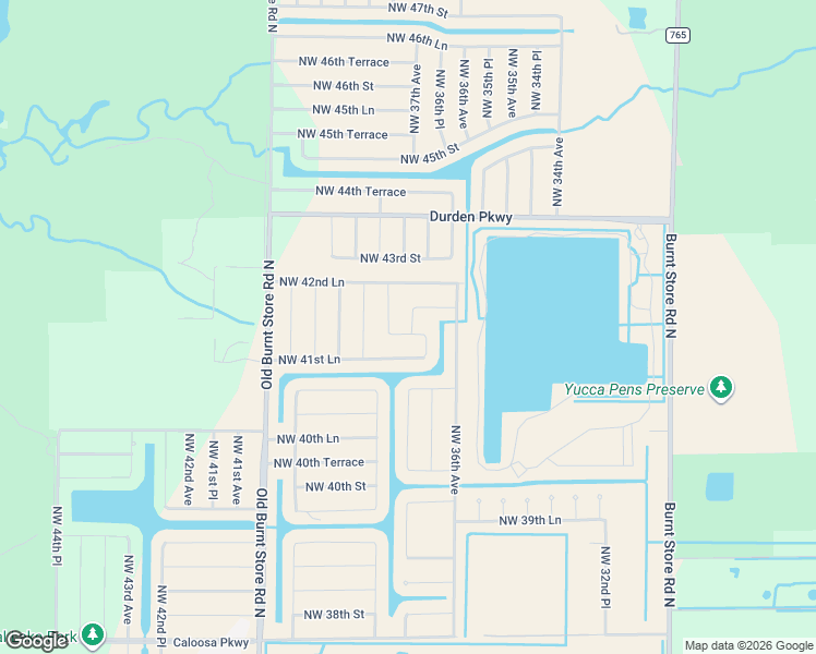 map of restaurants, bars, coffee shops, grocery stores, and more near 4204 Northwest 37th Avenue in Cape Coral