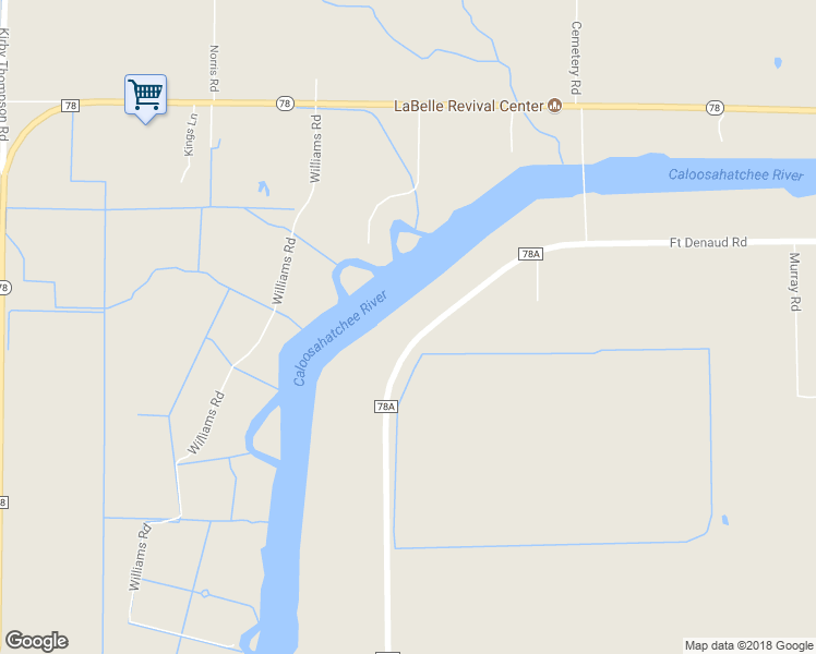map of restaurants, bars, coffee shops, grocery stores, and more near 4942 Fort Denaud Road in LaBelle