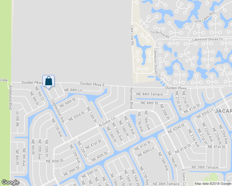 map of restaurants, bars, coffee shops, grocery stores, and more near 4408 Northeast 15th Avenue in Cape Coral