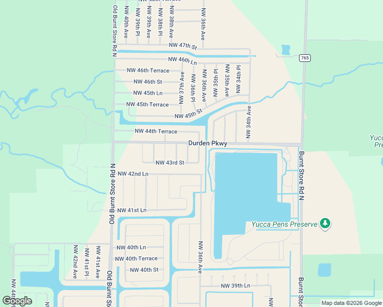map of restaurants, bars, coffee shops, grocery stores, and more near 4313 Northwest 36th Place in Cape Coral