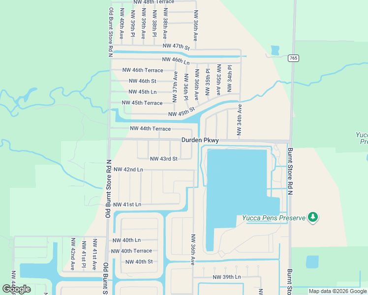 map of restaurants, bars, coffee shops, grocery stores, and more near 4313 Northwest 36th Place in Cape Coral
