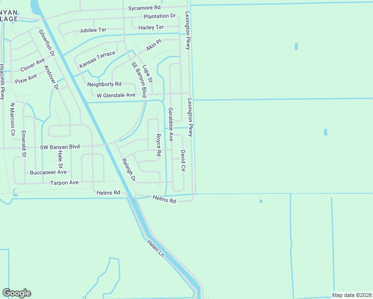 map of restaurants, bars, coffee shops, grocery stores, and more near 603 David Circle in LaBelle