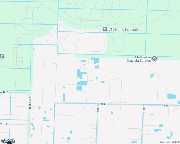map of restaurants, bars, coffee shops, grocery stores, and more near 15532 43rd Street North in Loxahatchee