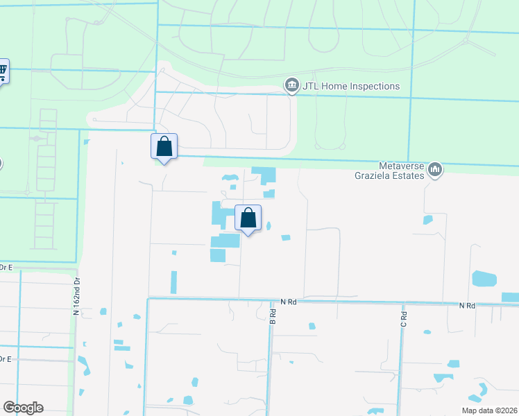 map of restaurants, bars, coffee shops, grocery stores, and more near 15532 43rd Street North in Loxahatchee