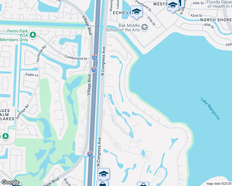 map of restaurants, bars, coffee shops, grocery stores, and more near 3069 Gin Berry Way in West Palm Beach