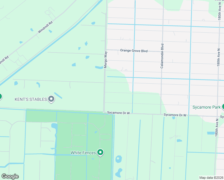 map of restaurants, bars, coffee shops, grocery stores, and more near 18933 41st Road North in Loxahatchee