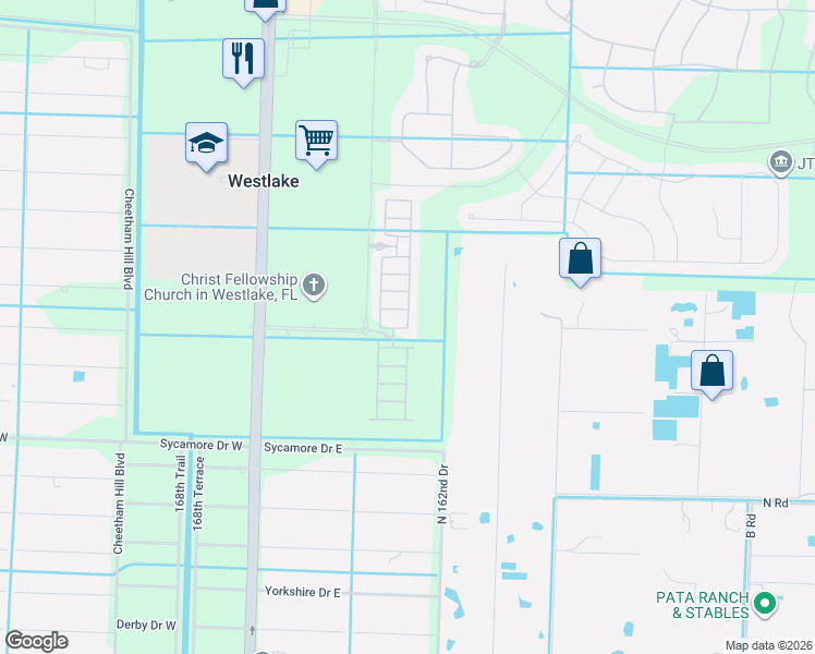 map of restaurants, bars, coffee shops, grocery stores, and more near 4147 Longwood Lake Square in Westlake