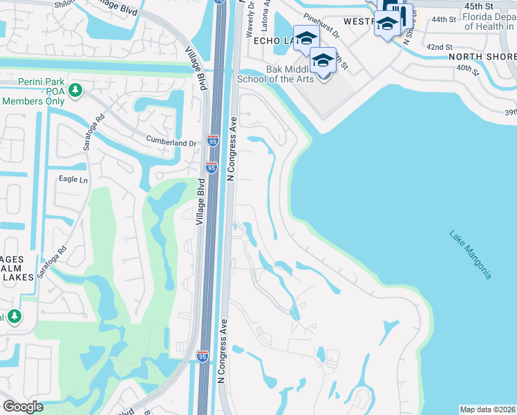 map of restaurants, bars, coffee shops, grocery stores, and more near 3069 Gin Berry Way in West Palm Beach