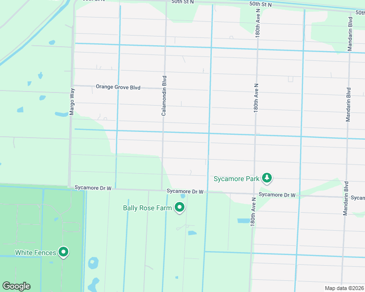 map of restaurants, bars, coffee shops, grocery stores, and more near 18392 42nd Road North in Loxahatchee