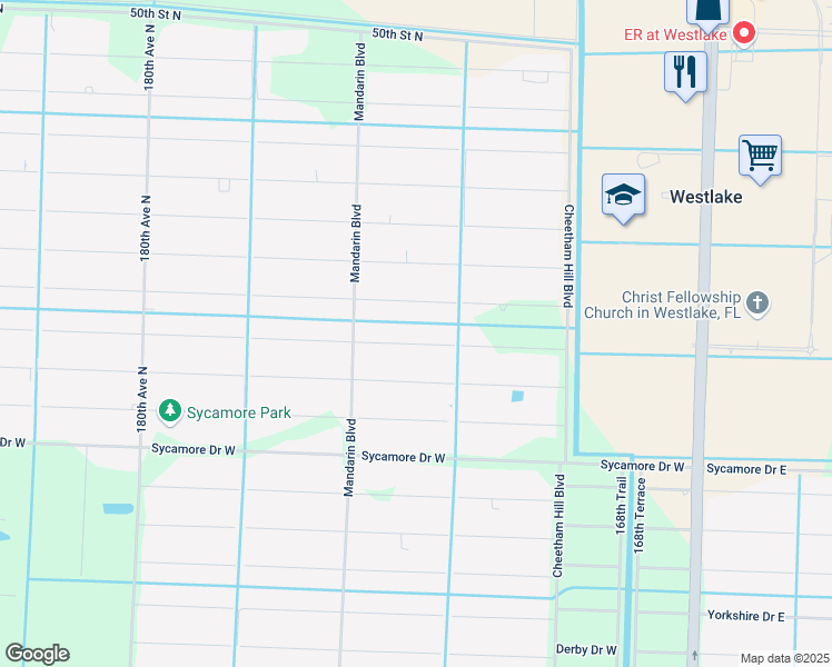 map of restaurants, bars, coffee shops, grocery stores, and more near 17371 42nd Road North in Loxahatchee