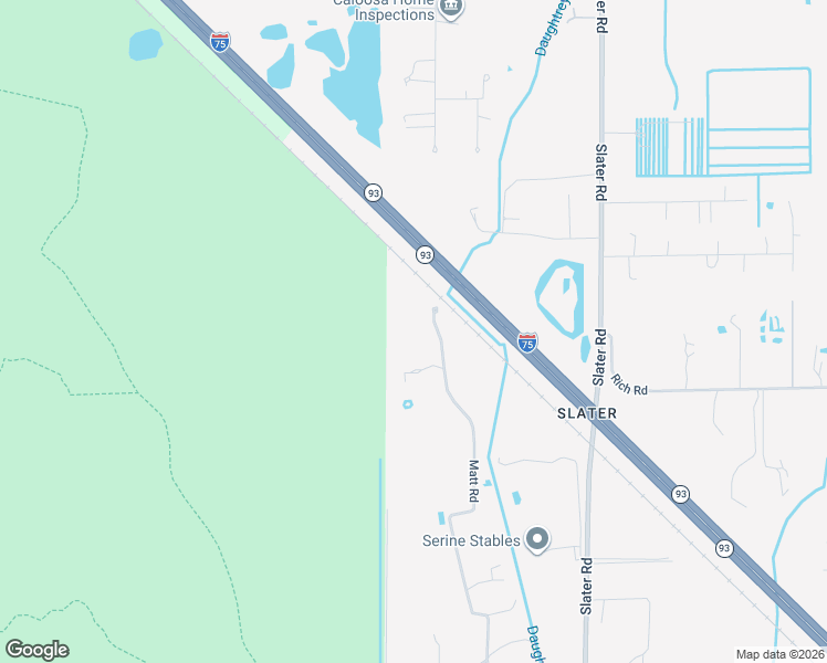 map of restaurants, bars, coffee shops, grocery stores, and more near 19101 Matt Road in North Fort Myers