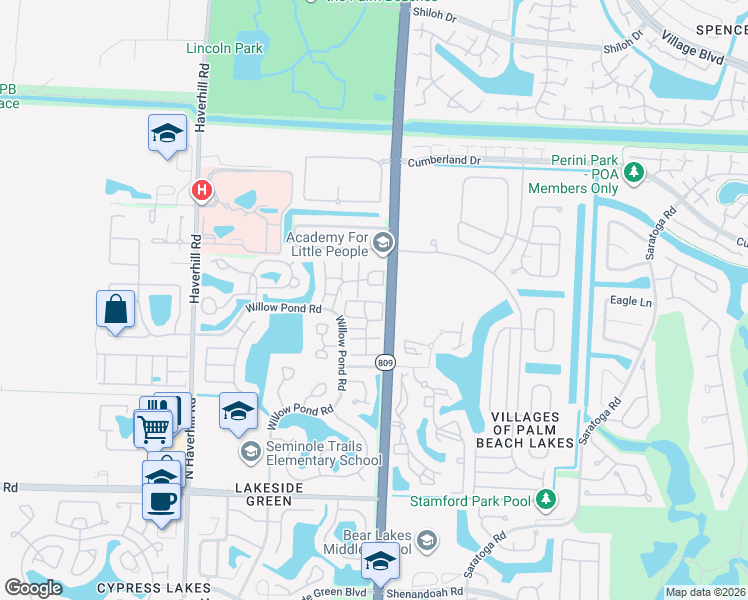 map of restaurants, bars, coffee shops, grocery stores, and more near 4520 Feivel Road in West Palm Beach