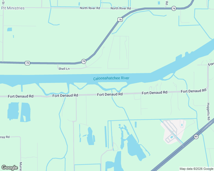 map of restaurants, bars, coffee shops, grocery stores, and more near 2890 Fort Denaud Road in Fort Denaud