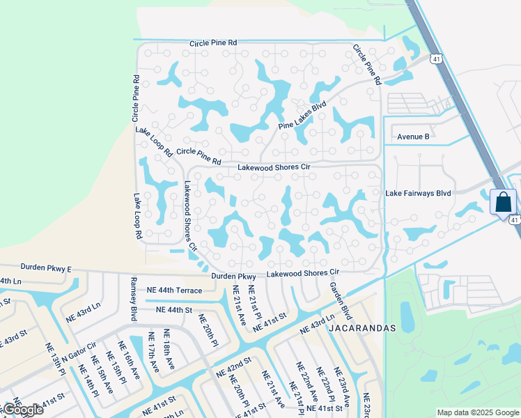 map of restaurants, bars, coffee shops, grocery stores, and more near 19283 Congressional Court in North Fort Myers
