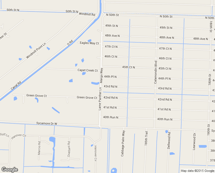 map of restaurants, bars, coffee shops, grocery stores, and more near 18936 43rd Road North in Loxahatchee