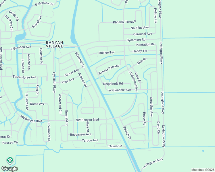 map of restaurants, bars, coffee shops, grocery stores, and more near 541 West Glendale Avenue in LaBelle