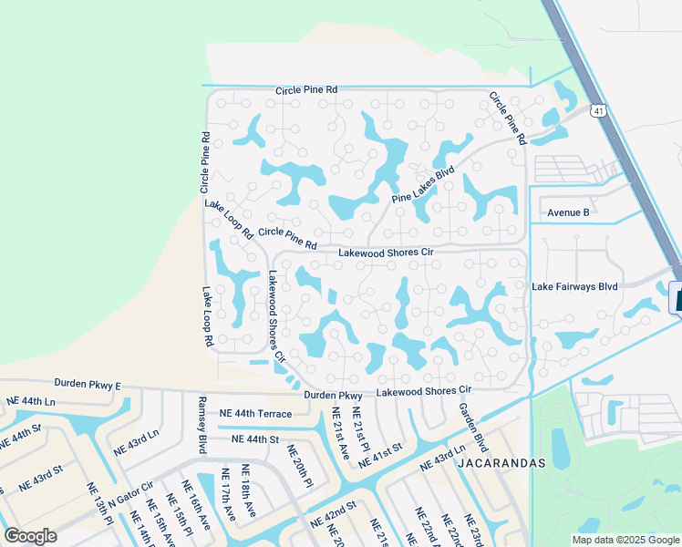 map of restaurants, bars, coffee shops, grocery stores, and more near 19378 Deer Creek Court in North Fort Myers