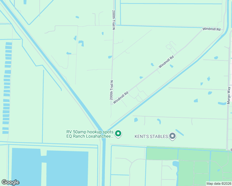 map of restaurants, bars, coffee shops, grocery stores, and more near 4095 Windmill Road in Loxahatchee