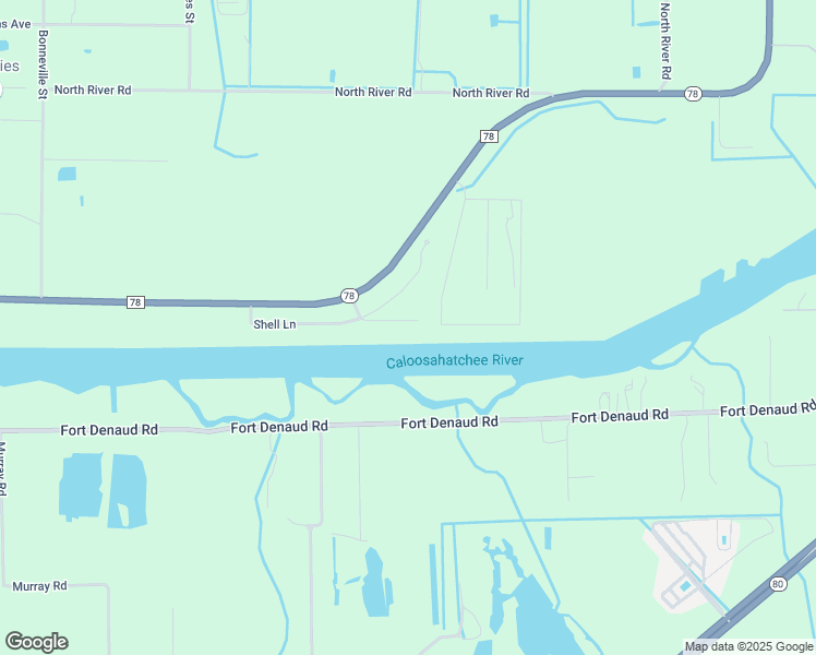 map of restaurants, bars, coffee shops, grocery stores, and more near 2909 Shell Lane in LaBelle