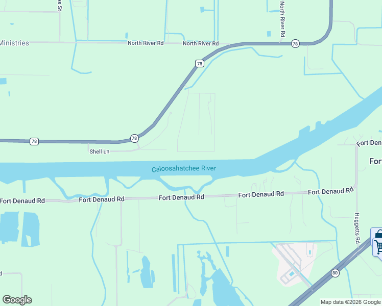 map of restaurants, bars, coffee shops, grocery stores, and more near 2875 County Road 78 in LaBelle