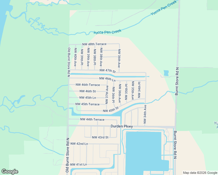 map of restaurants, bars, coffee shops, grocery stores, and more near 4614 Northwest 36th Place in Cape Coral