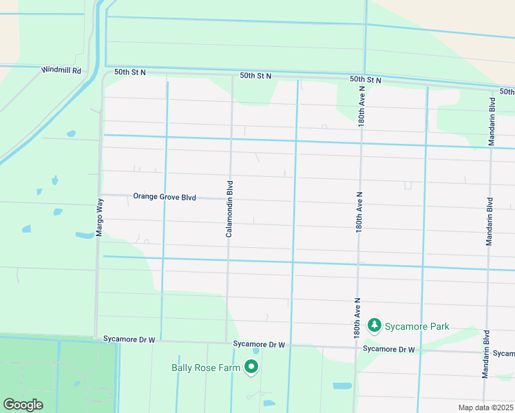 map of restaurants, bars, coffee shops, grocery stores, and more near 18388 45th Court North in Loxahatchee