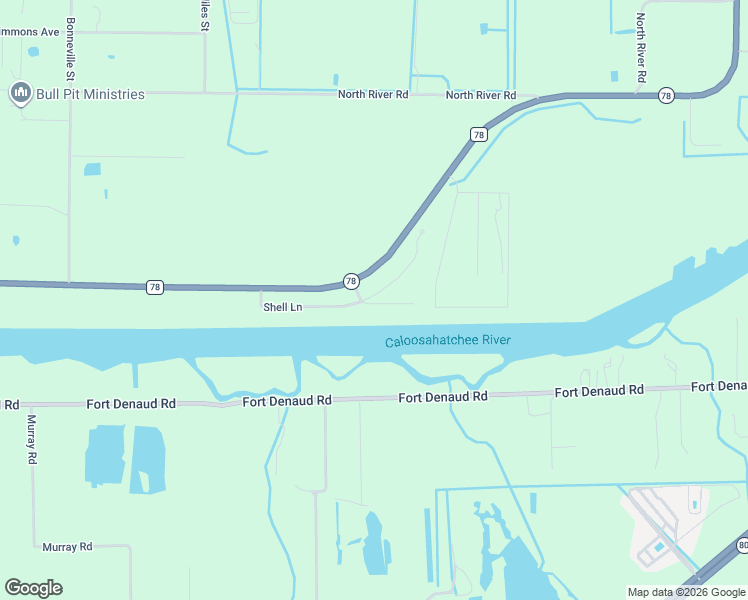 map of restaurants, bars, coffee shops, grocery stores, and more near 2970 Shell Lane in Fort Denaud