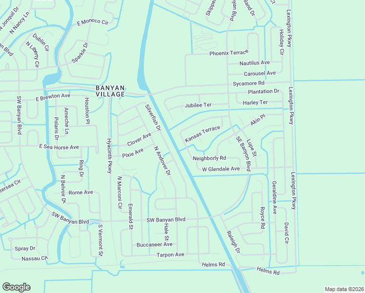 map of restaurants, bars, coffee shops, grocery stores, and more near 346 Neighborly Road in LaBelle