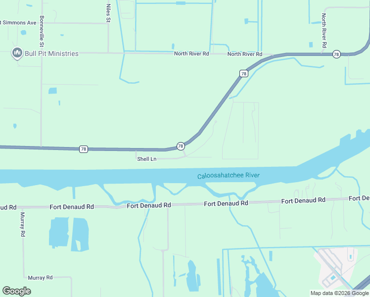 map of restaurants, bars, coffee shops, grocery stores, and more near 2970 Shell Lane in Fort Denaud