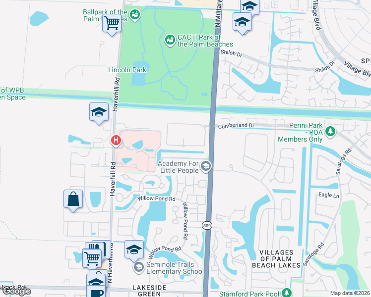 map of restaurants, bars, coffee shops, grocery stores, and more near 4641 Wadita Ka Way in West Palm Beach