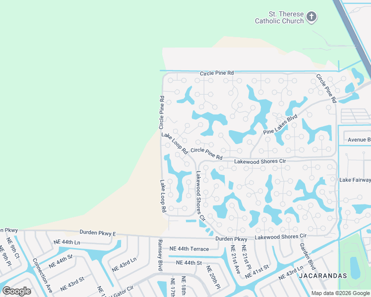 map of restaurants, bars, coffee shops, grocery stores, and more near in Cape Coral