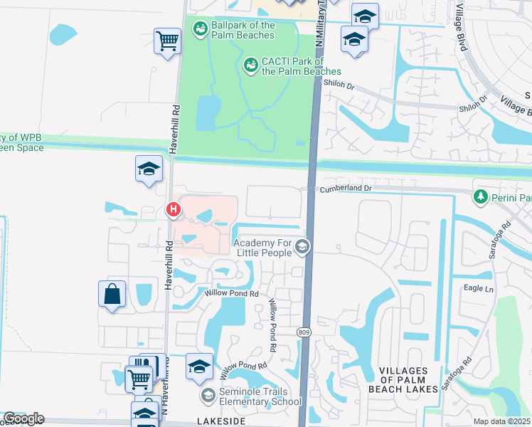 map of restaurants, bars, coffee shops, grocery stores, and more near 4859 Palmbrooke Terrace in West Palm Beach