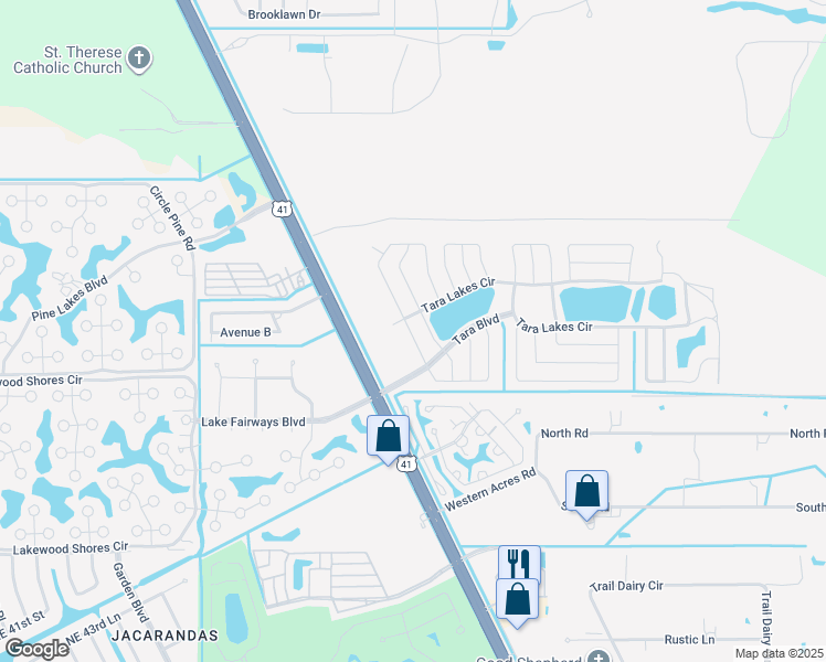 map of restaurants, bars, coffee shops, grocery stores, and more near 19466 Charleston Circle in North Fort Myers