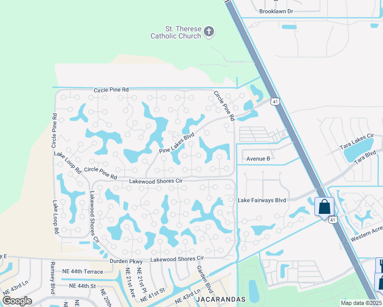 map of restaurants, bars, coffee shops, grocery stores, and more near 19528 Sun Air Court in North Fort Myers